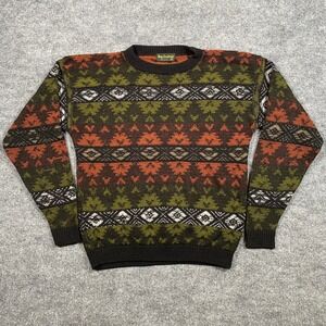 Bay Trading Co Vintage 90s Southwestern Geometric Knit Sweater Mens Medium USA